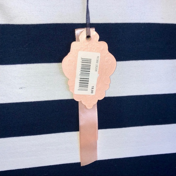 NWT GIORGIA White/Blue Striped Dress - Picture 6 of 8